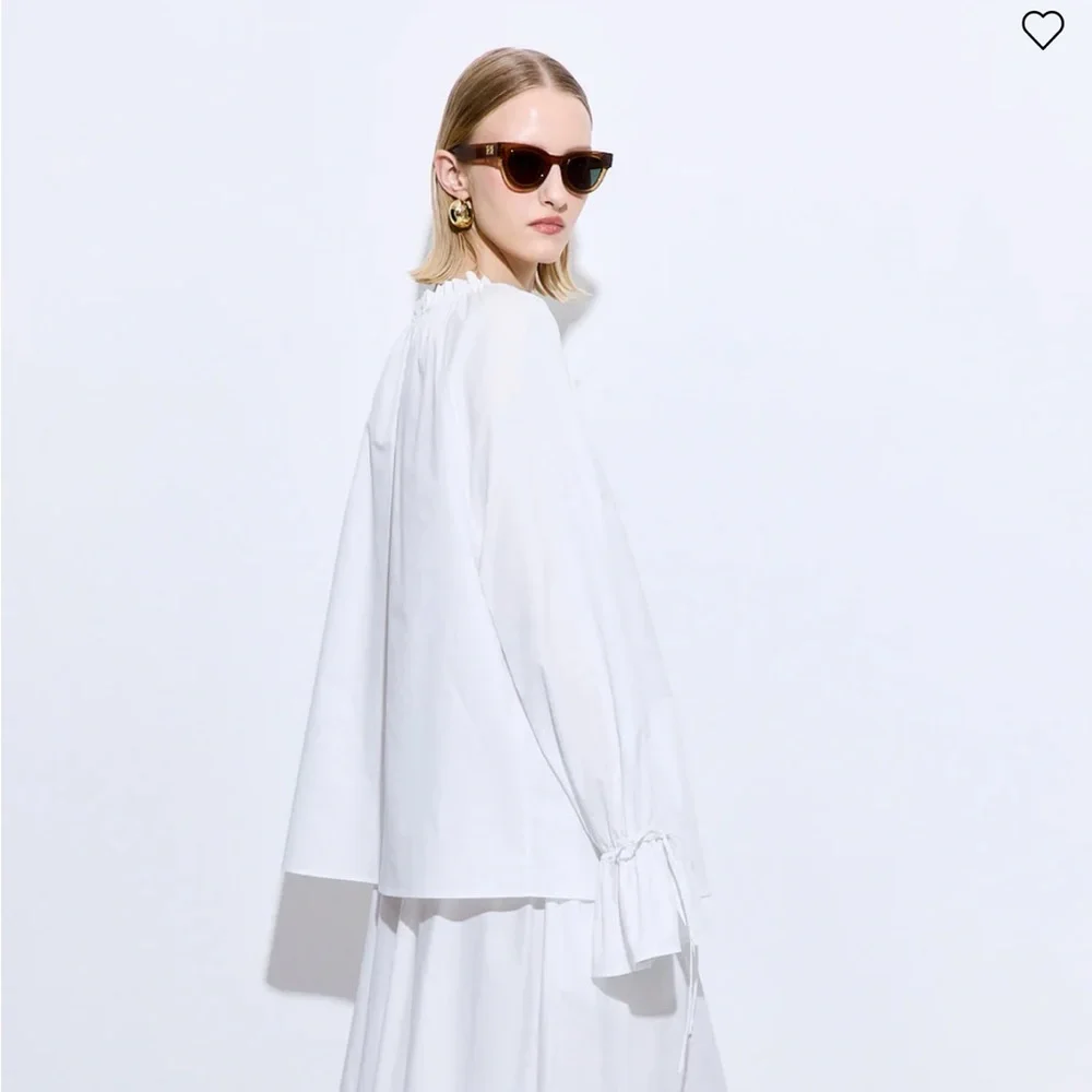 De Rococo Ruffled Poplin Blouse - Picture 5 of 5